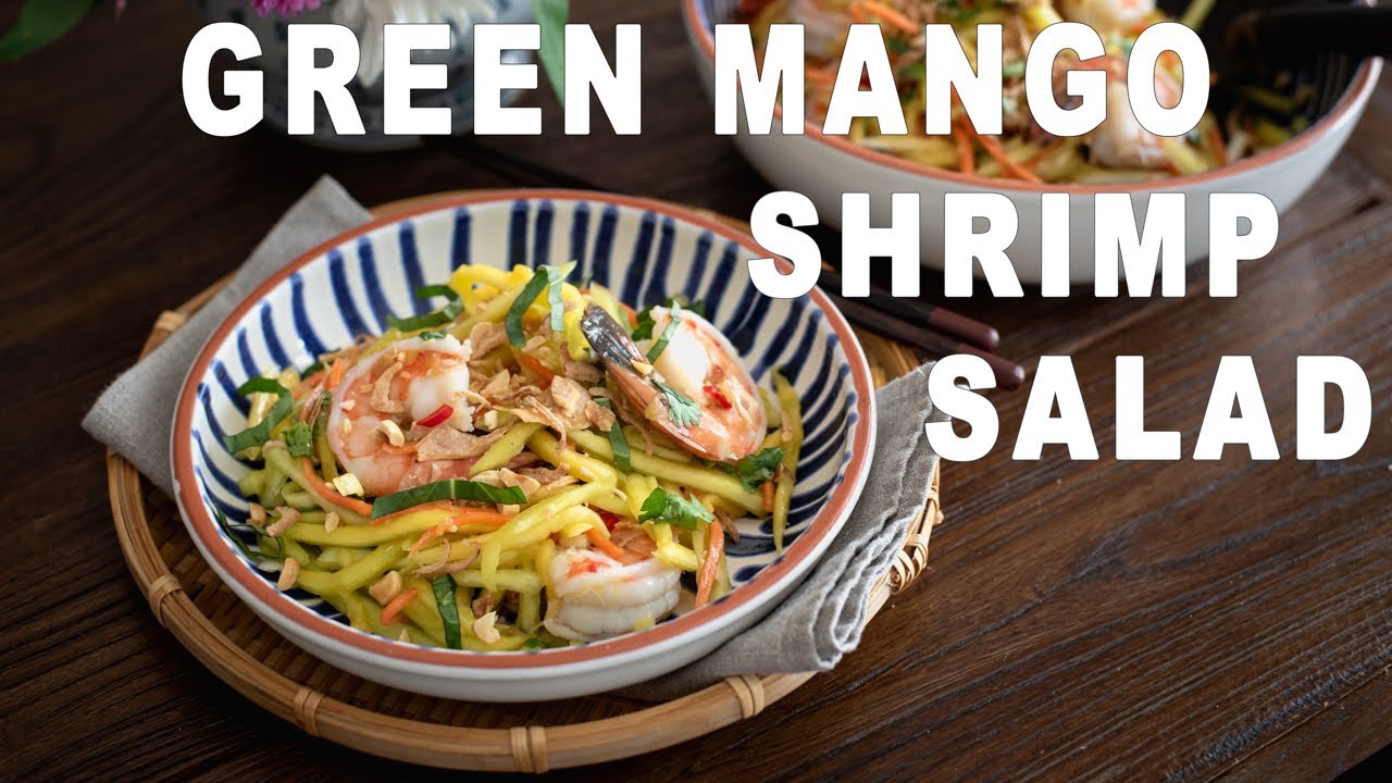 Vietnamese Mango Shrimp Salad (Gỏi Xoài), 베트남 새우 망고샐러드 만들기