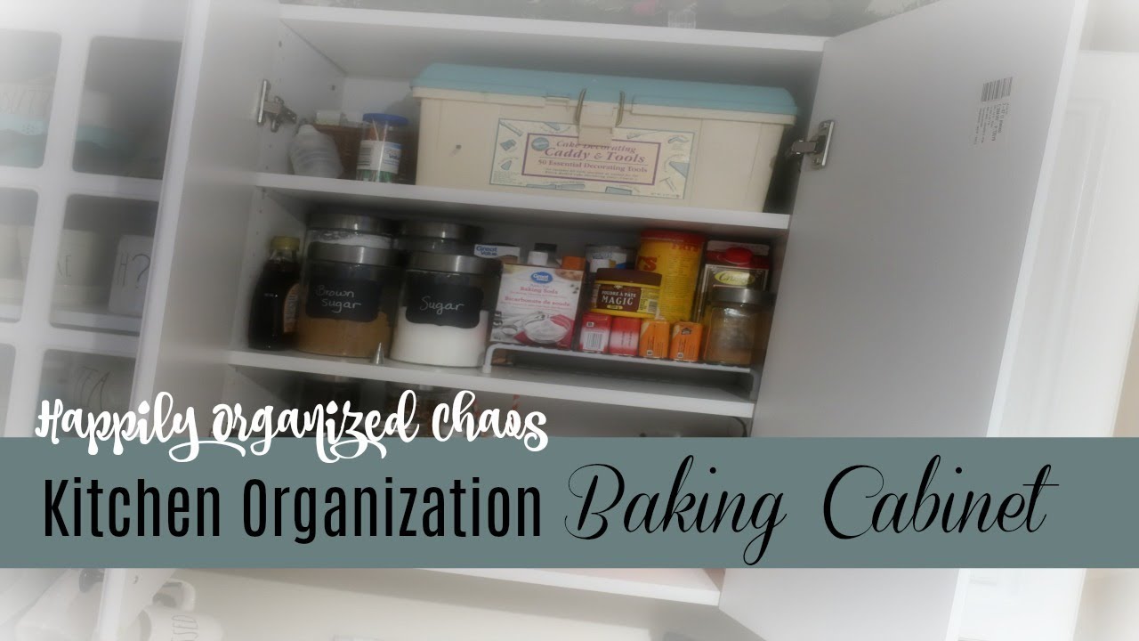 Baking Cabinet Organization Ideas | Minimalist Kitchen