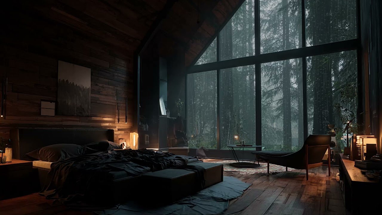 Soothing Rain Sounds and Piano | Relaxing Music for Deep Sleep and Stress Relief