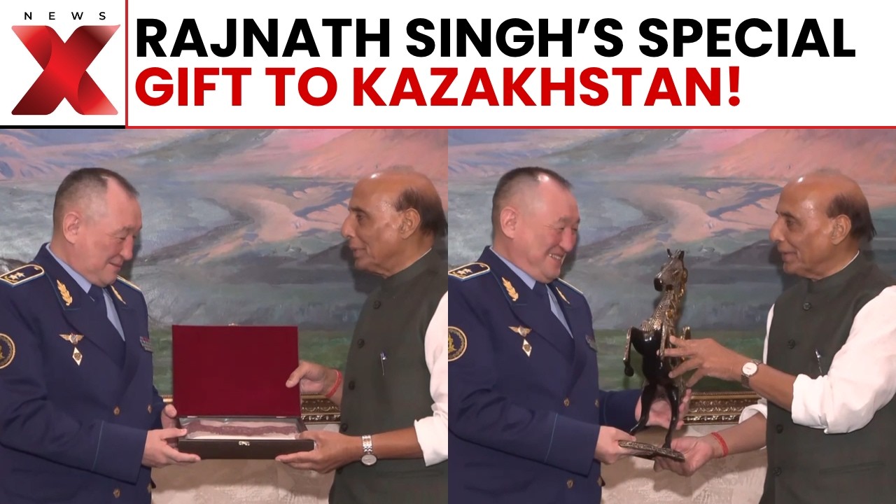 What Gifts Did Rajnath Singh and Kazakhstan&rsquo;s Kosanov Exchange at the SCO Summit?