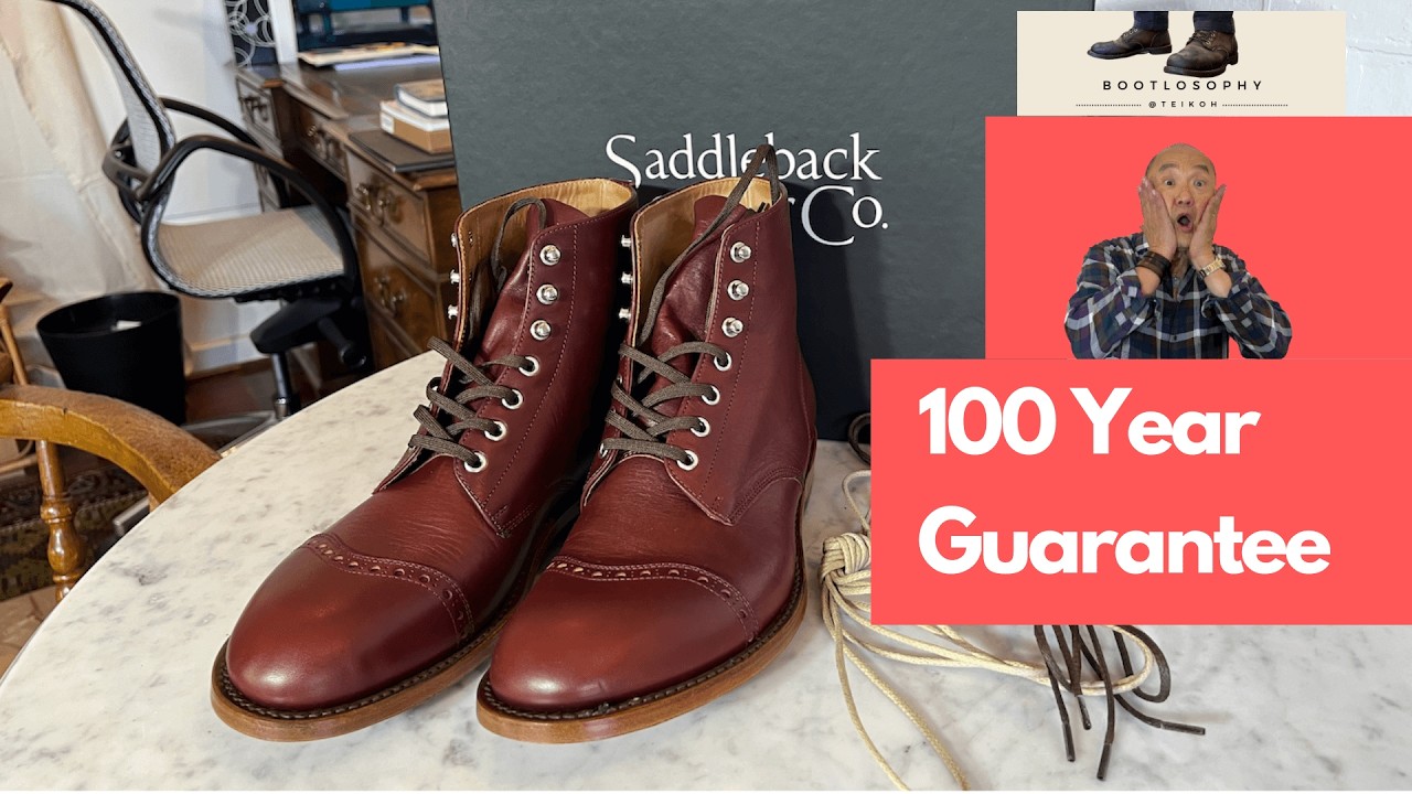 Unboxing Saddleback Leather Officer Boots in Oxblood