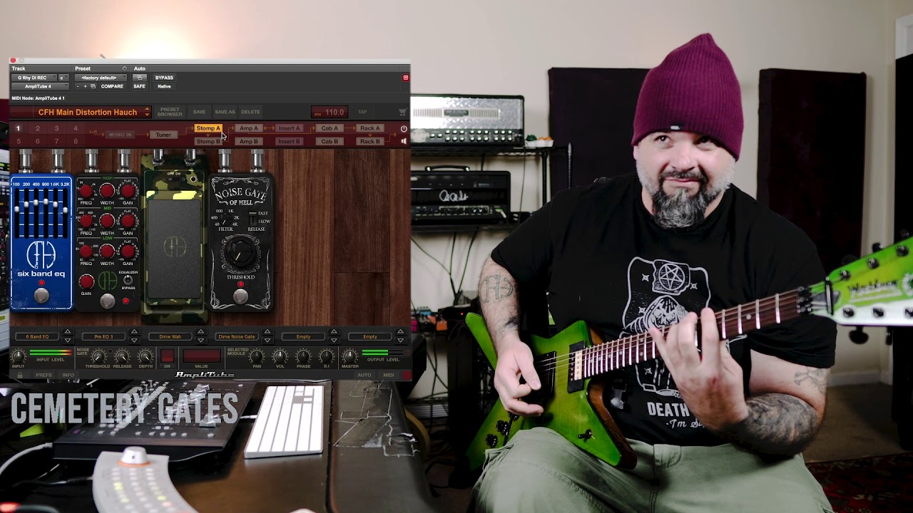 Wes Hauch Demonstrates Dimebag Darrell CFH Collection for AmpliTube