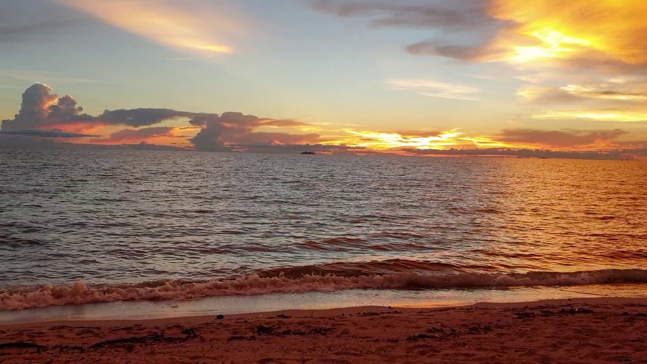 Sunset at grandflorida condo beachfront