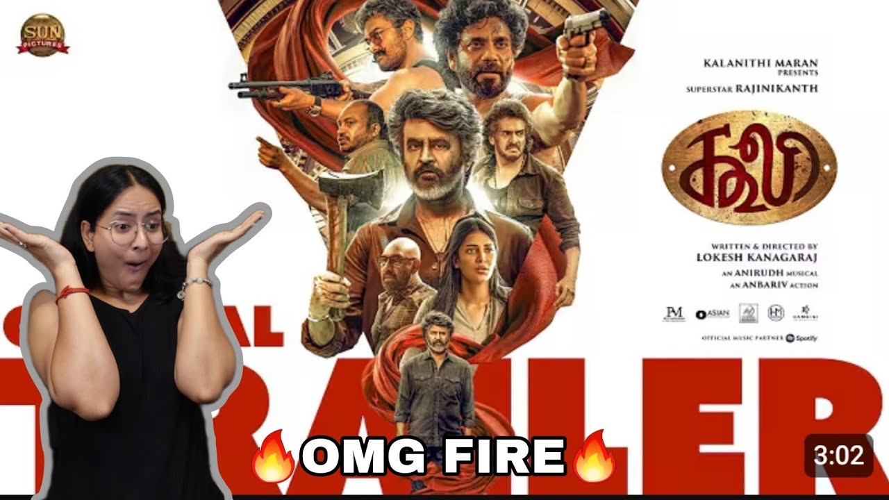 Coolie - Official Trailer | Superstar Rajinikanth | Sadhana Reaction