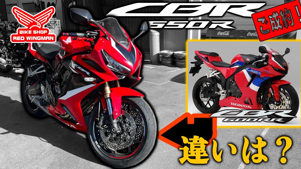 CBR650RとCBR600RRの違いってなんなの？？【レッドウィングマン 】