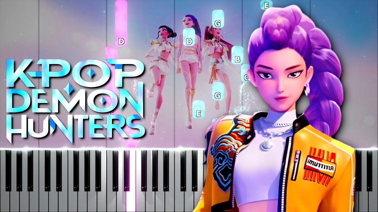 KPop Demon Hunters - Golden | Piano Tutorial