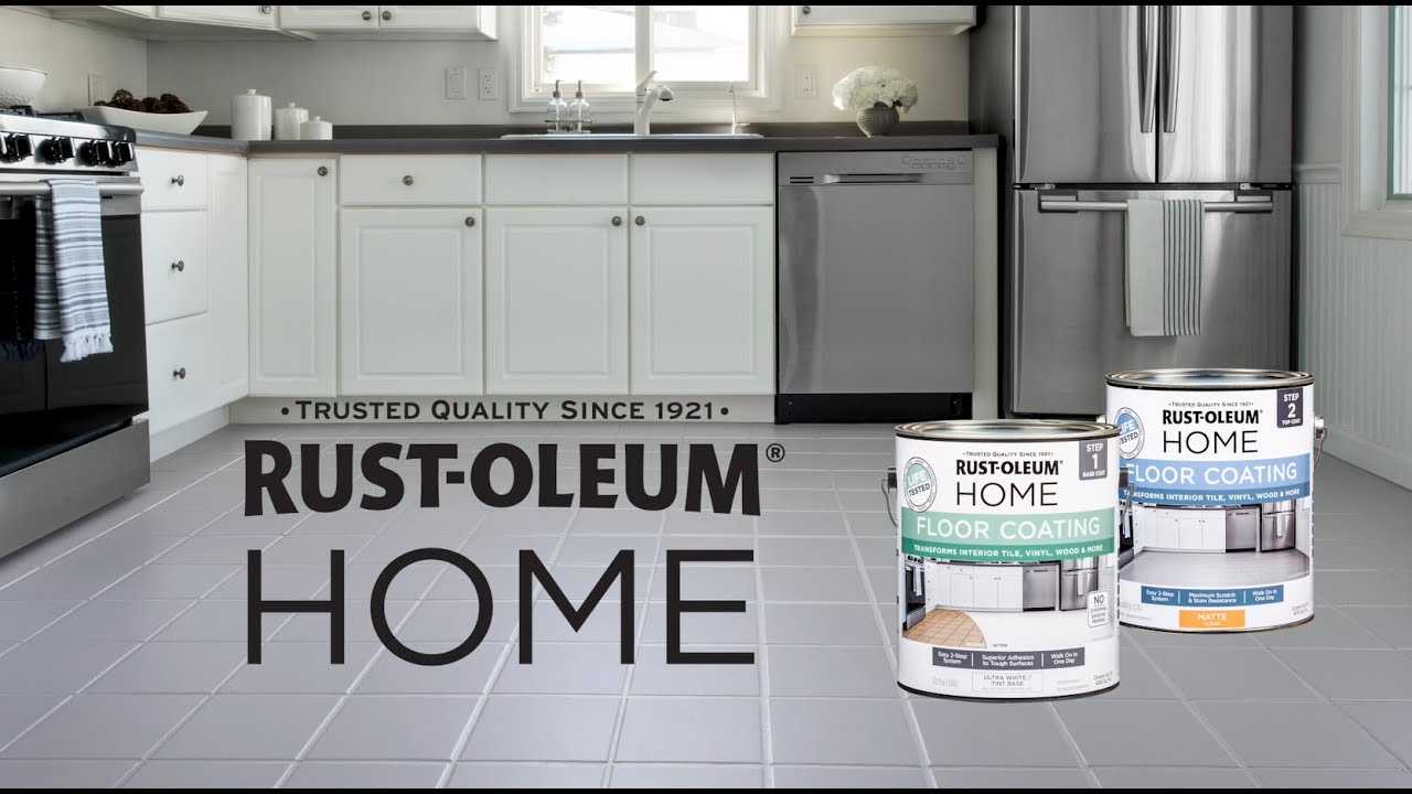 How To Paint A Floor - Transform Outdated Interior Floors With Rust-Oleum HOME