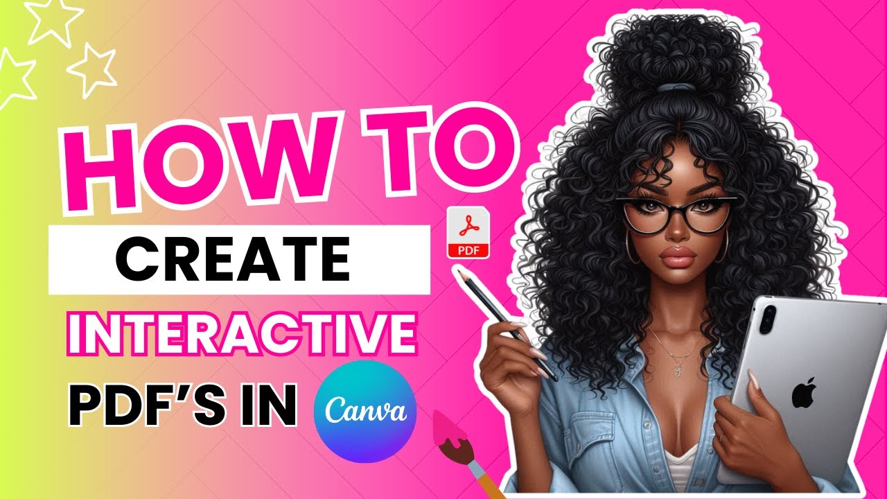 How to Create an Interactive PDF in Canva #canvatutorial #canva #canvahacks