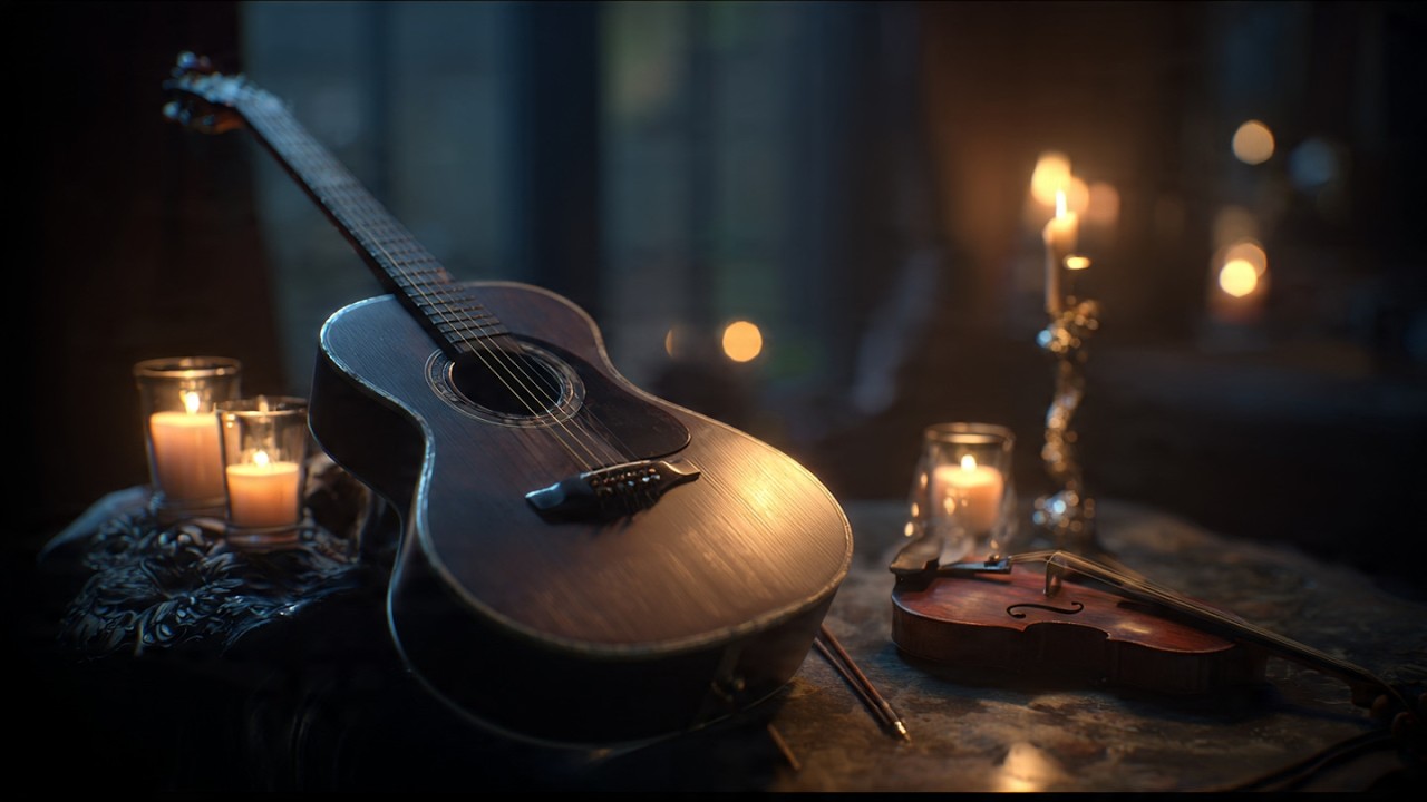 Evening Balance 🌙 Guitar & Violin Reflection for Calm Nights, Relaxation & Stress Relief
