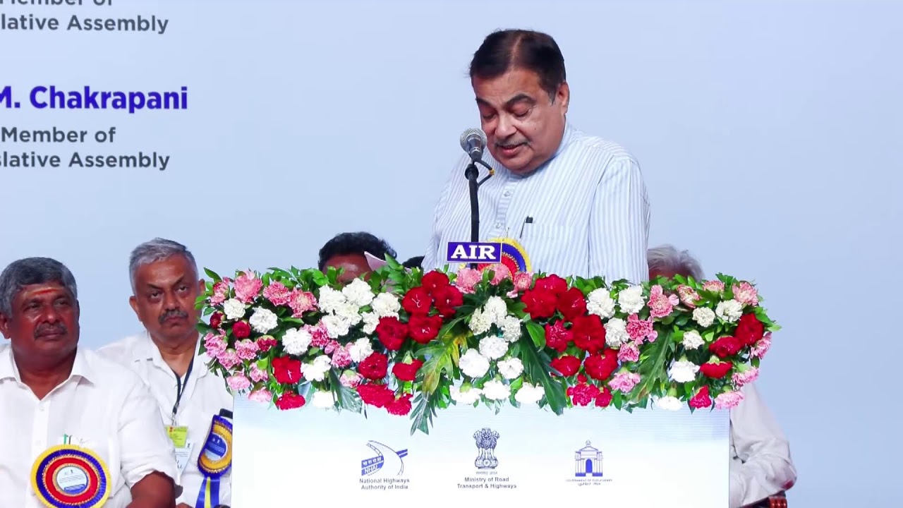 📍Puducherry | Inauguration & foundation stone laying of 3 NH projects worth over ₹2,000 cr.