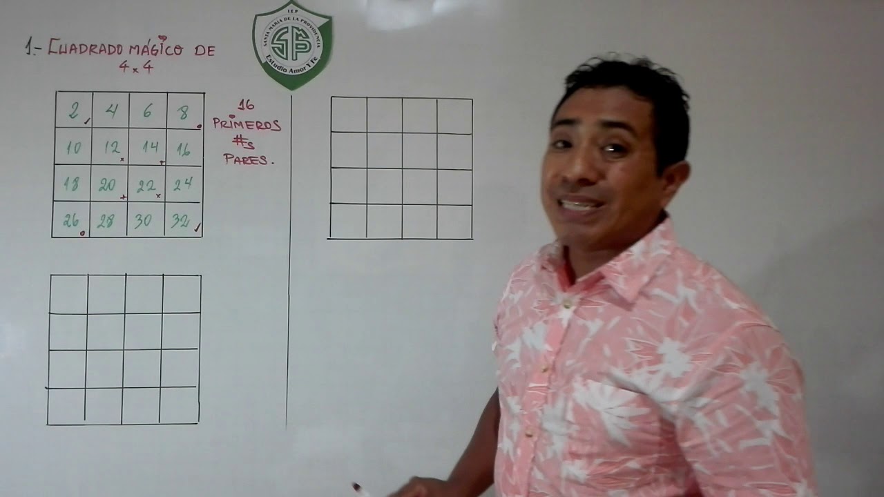 cuadrado mágico de 4x4