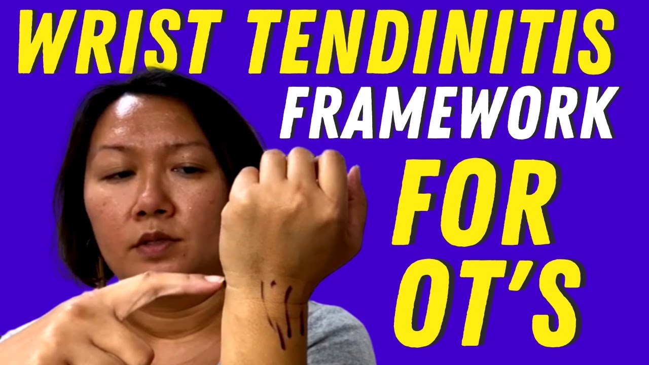 Wrist Tendinitis | Wrist Anatomy & Framework for Occupational Therapists