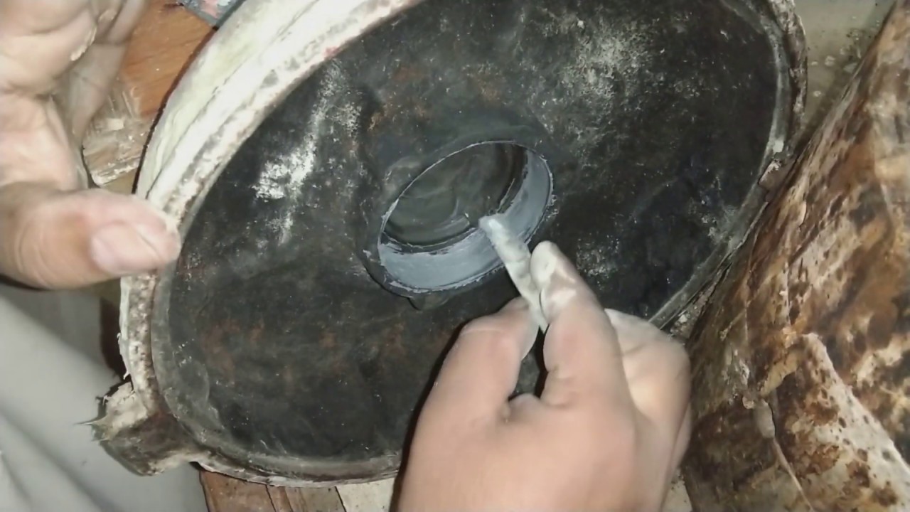 Motor bearing housing quick and easy fix. Motor end cover repair using Belzona compound. motor maint