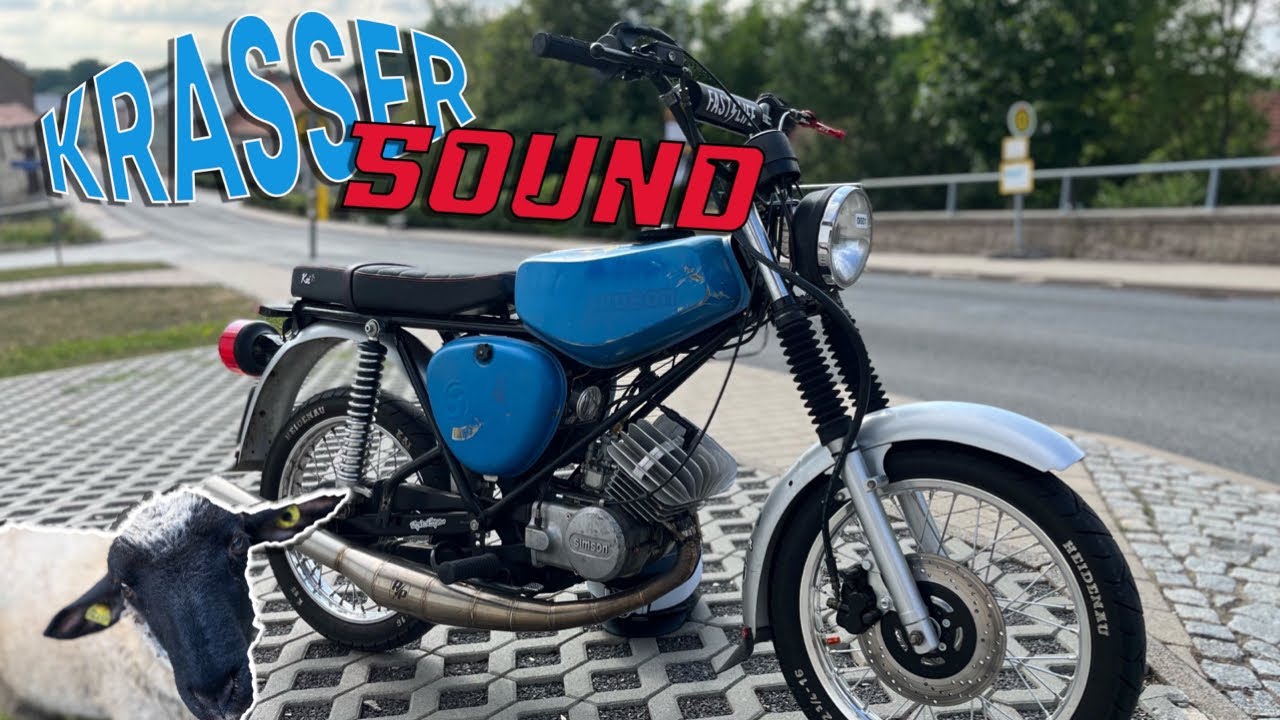 Simson S51 mit 85CCM! Krasser 2-Takt Sound! | FuelTrottel