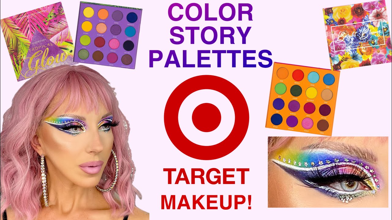 TARGET MAKEUP, COLOR STORY BRIGHT BLOOMS AND TROPICAL GLOW REVIEW