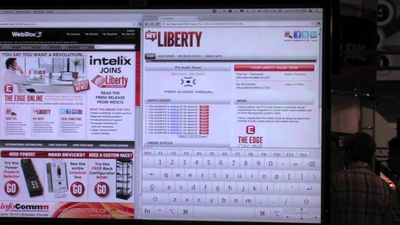 Liberty AV Solution @ CyberTouch @ Infocomm11
