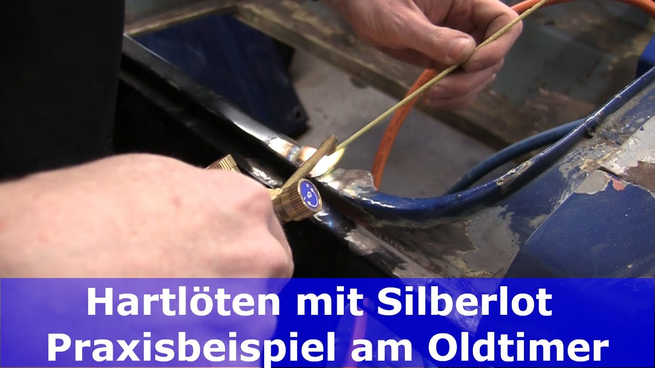 Hartlöten mit Silberlot / Messinglot am Oldtimer / Auto | Ford Mustang