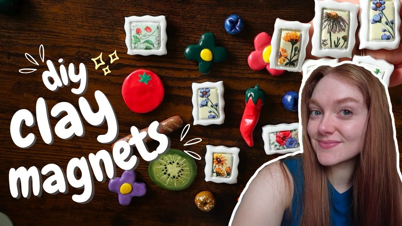 Делаем магниты из полимерной глины!