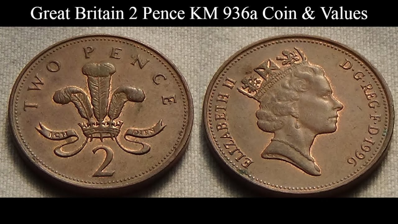 GREAT BRITAIN  2 Pence - 1996 KM 936a Coin & Values