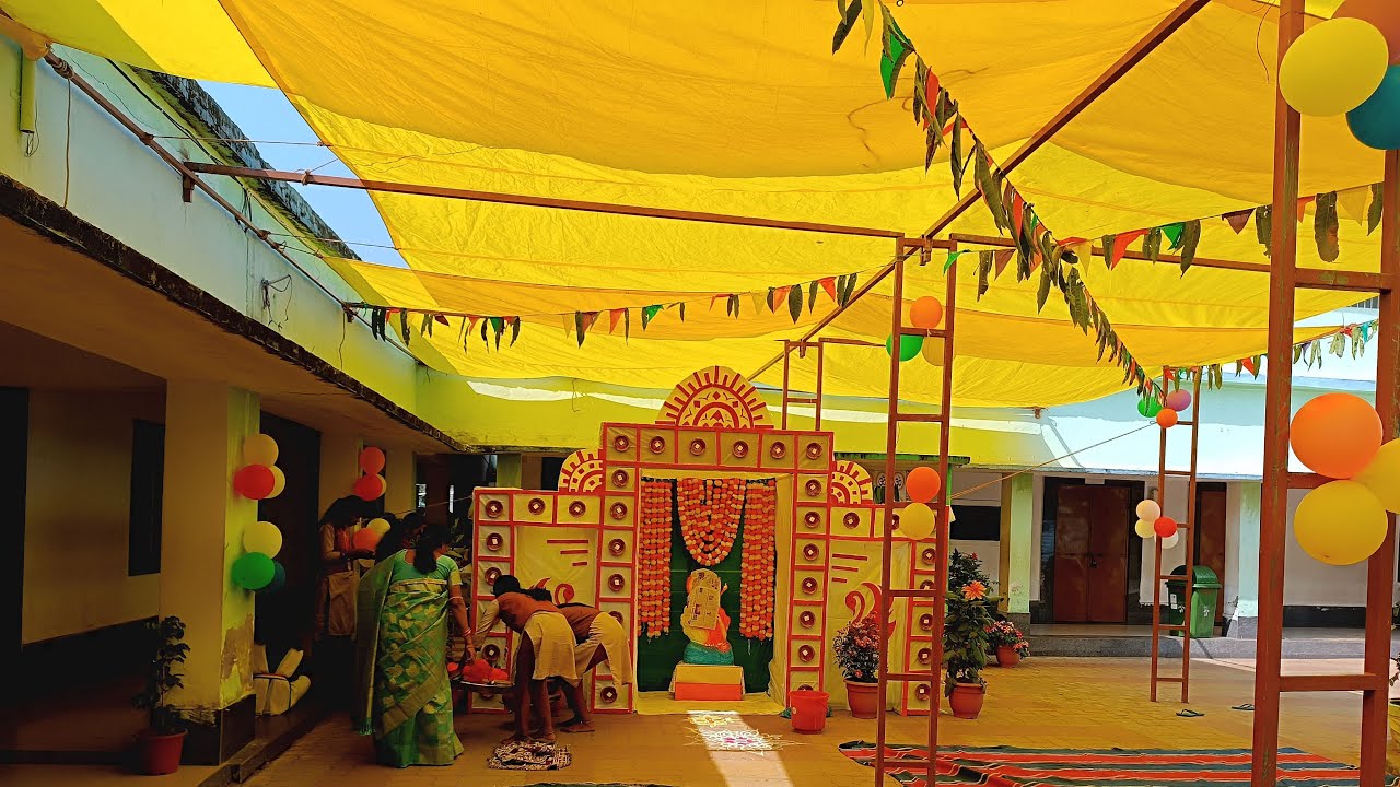 Sanahulla High School is live//Saraswati Pooja Celebration