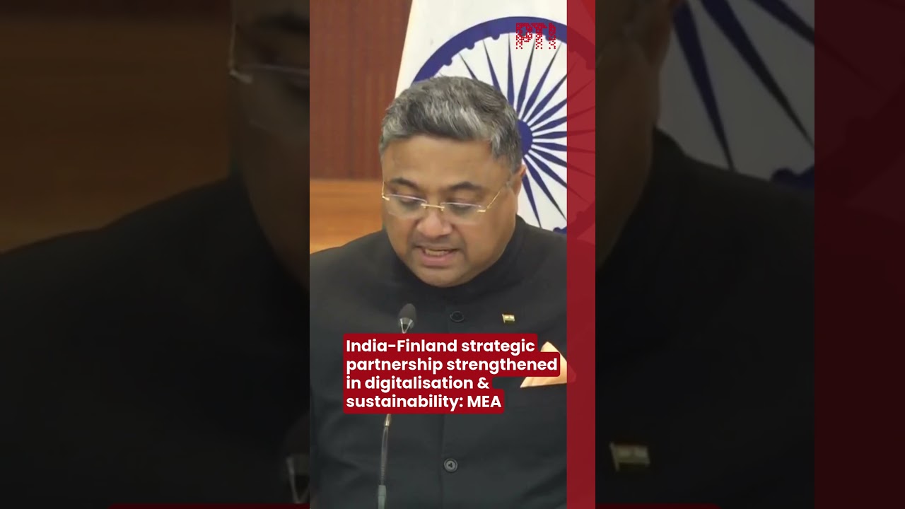 India-Finland strategic partnership strengthened in digitalisation & sustainability: MEA