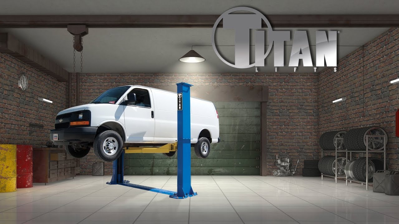 Titan HD2P-12000F 2-post Automotive Lift Installation Guide