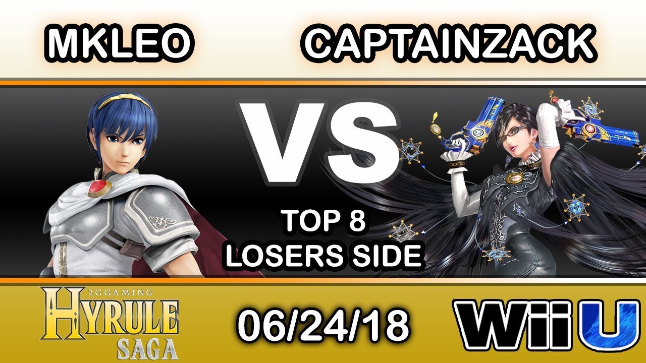 Hyrule Saga - Echo Fox MVG | MKLeo (Marth) Vs. CaptainZack (Bayonetta) Top 8 Losers Side - Smash 4