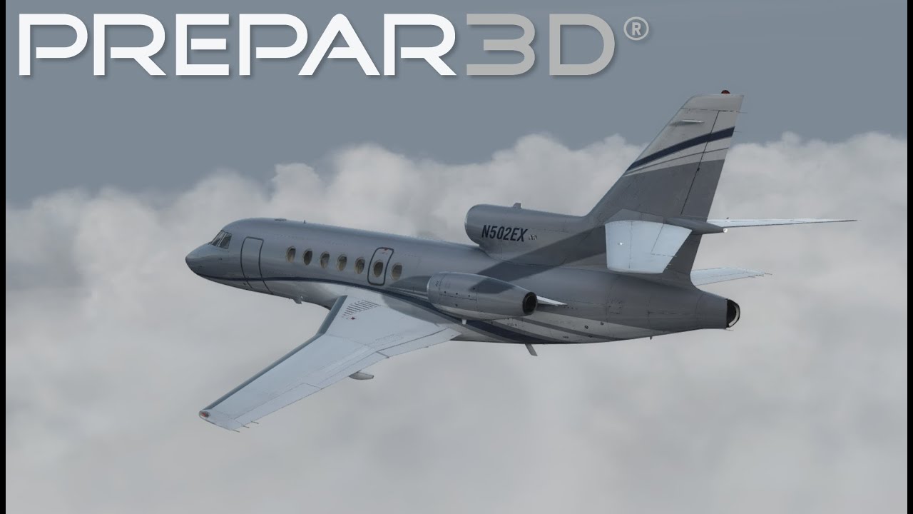 Prepar3D | Carenado Falcon 50EX | KICT to CYVR