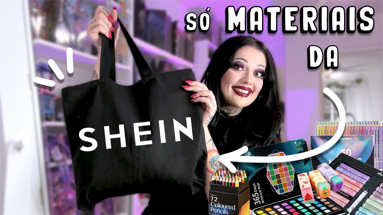 TESTANDO UM MONTE DE MATERIAIS DA SHEIN - SERÁ QUE ESSES SÃO BONS?