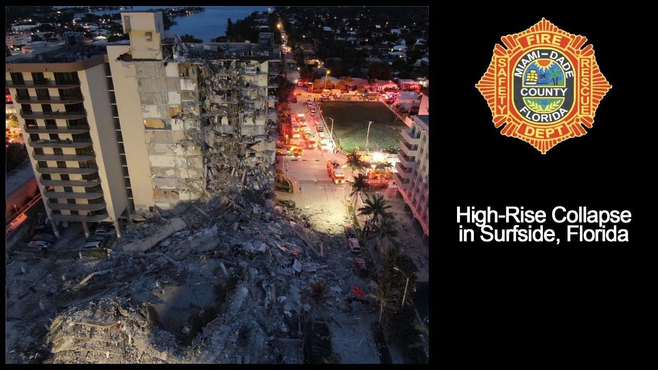 Surfside Condo Collapse Fire Department Audio 6/24/2021 [Florida]
