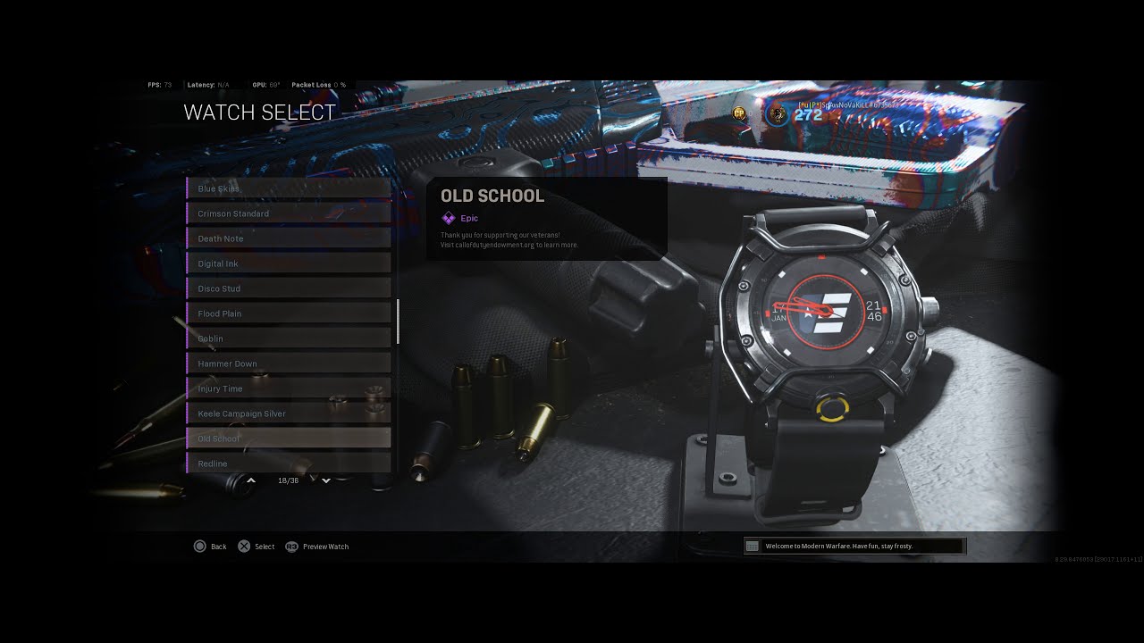 Call of Duty®: Modern Warfare® - Showing all WATCHES (EVER COLLECTED) *36 ALL MW SEASONS*