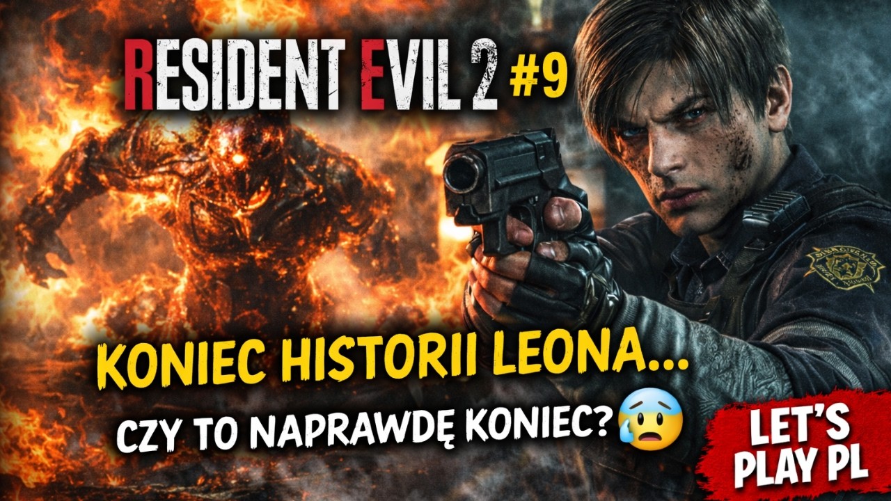 Resident Evil 2 #9 – Koniec wątku Leona… czy to naprawdę koniec? 😨 | Let’s Play PL