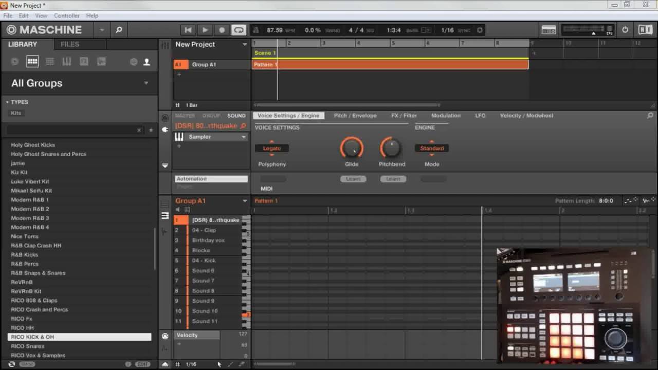 Maschine How to: 808 Slide / Glide