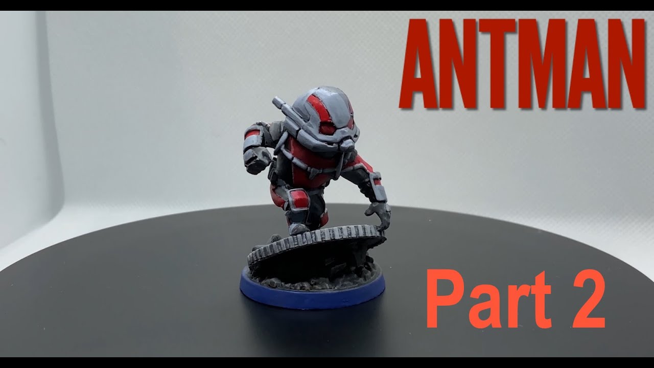 How to Paint Antman from Marvel United! Part 2: Adding Detail.