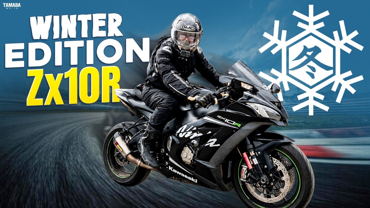 Przejażdżka ZX10R w zimowym wydaniu ❄️🔥 | Zimno nie powstrzyma tej bestii! | Vlogi o superbikach ...
