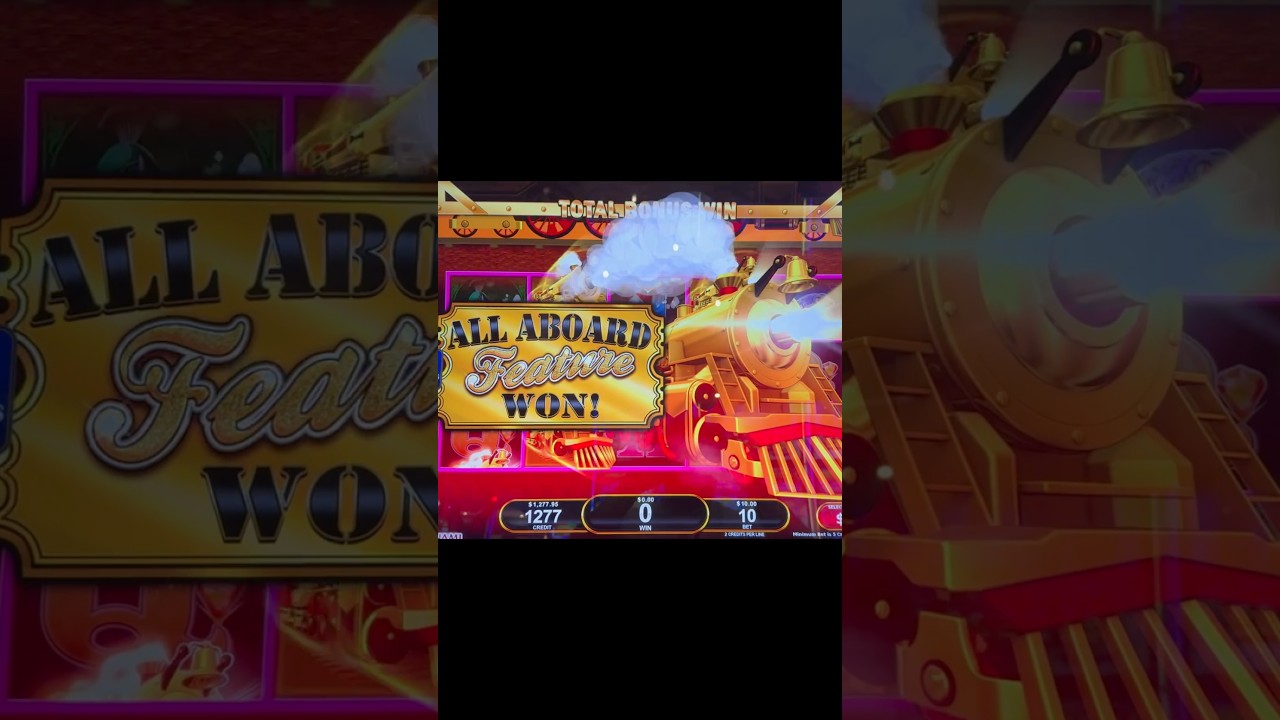 SUPER HOT All ABOARD Jackpot!  #handpay #lasvegas #slot