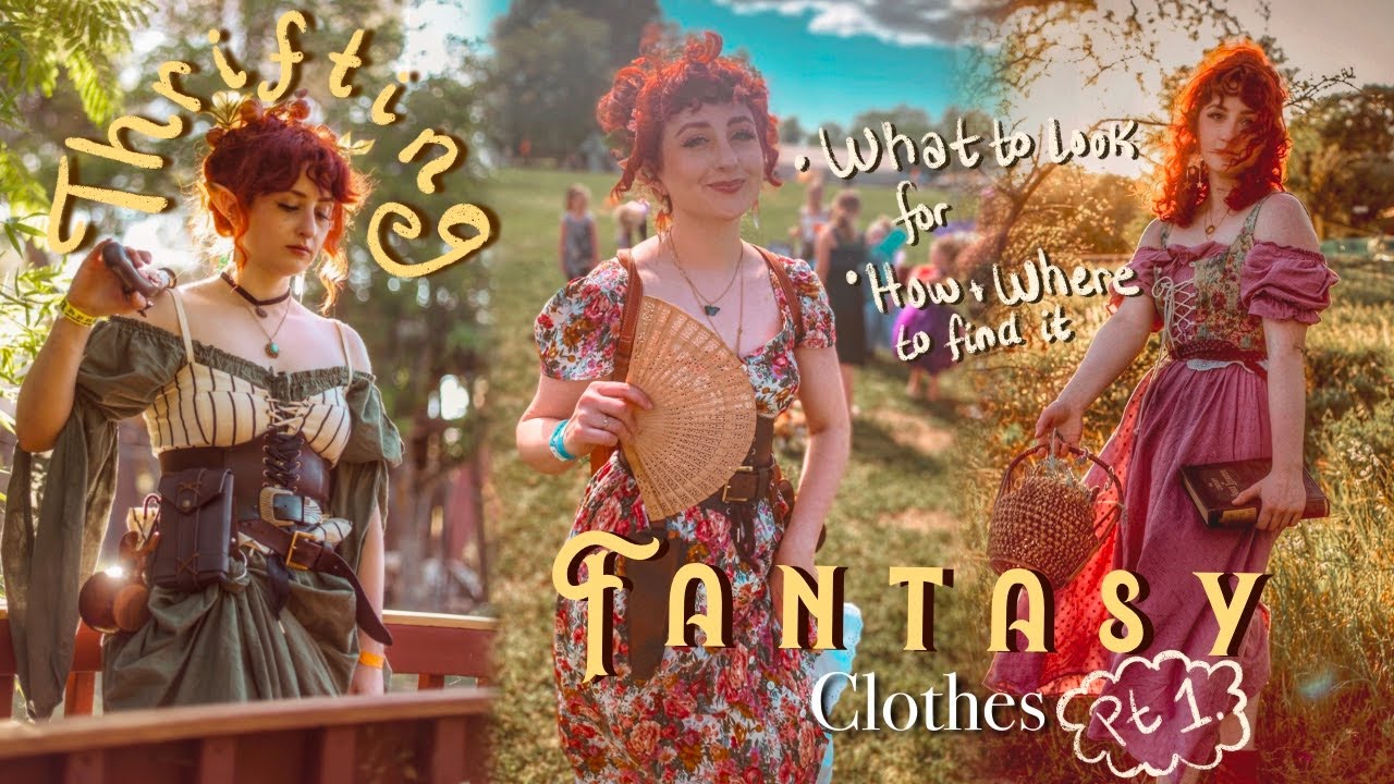 ⚔️ How to THRIFT for Renaissance Faire & Fantasy Core Outfits - Thrift Tips & Tricks Part 1