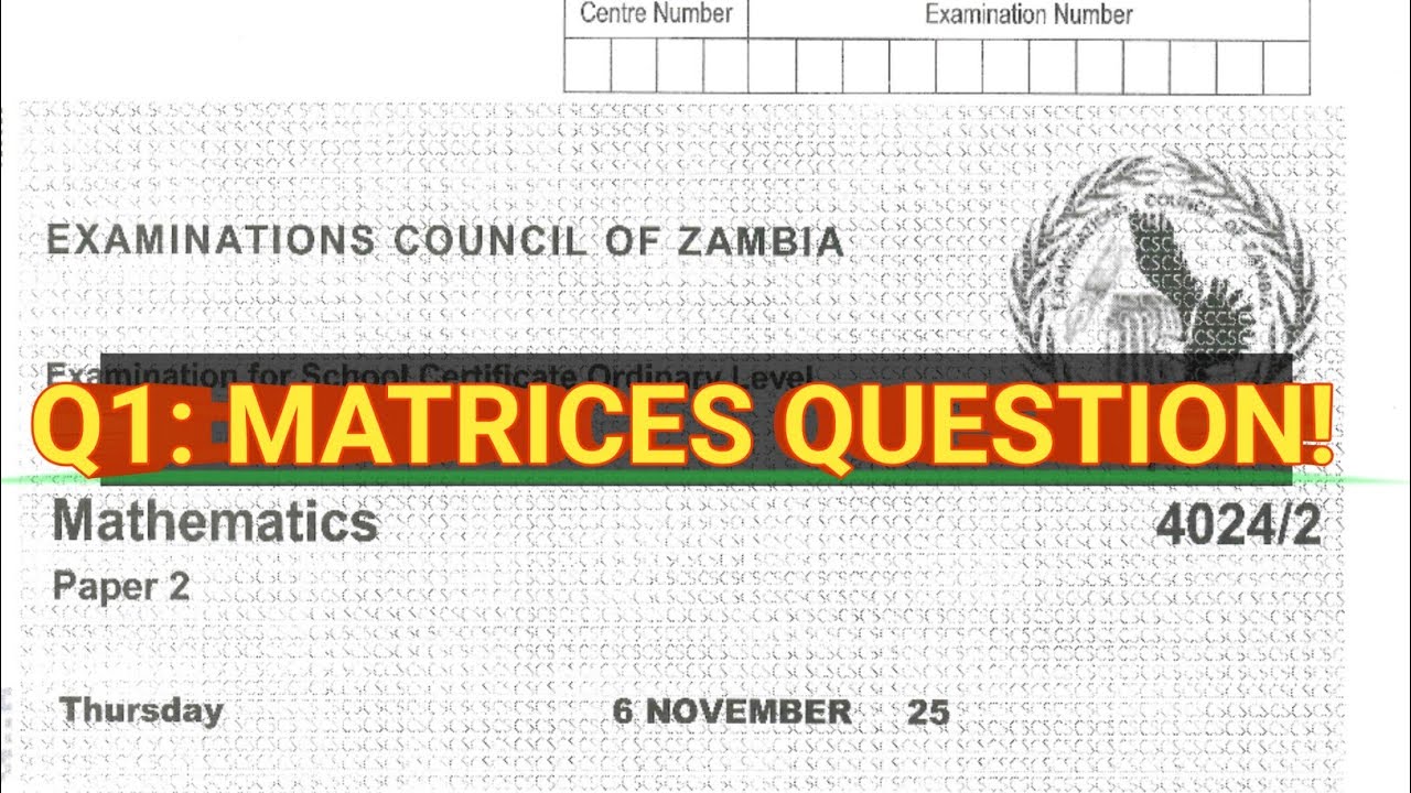 2025 SC MATHEMATICS P2 QUESTION 1 EXPLAINED!
