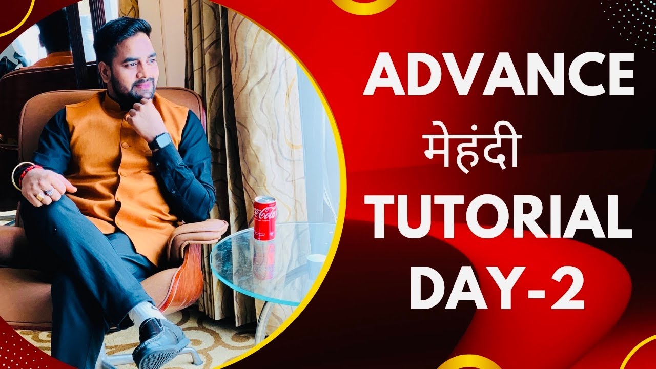 Mehndi class Day -2 । How To learn Mehndi for beginners । Designer Mehndi । Mehndi tutorial । Hennan