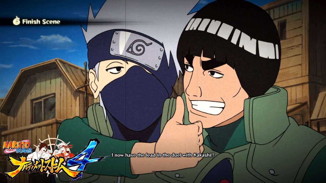 Gameplay Maito Guy vs rival - Naruto Shippuden Ultimate Ninja Storm 4
