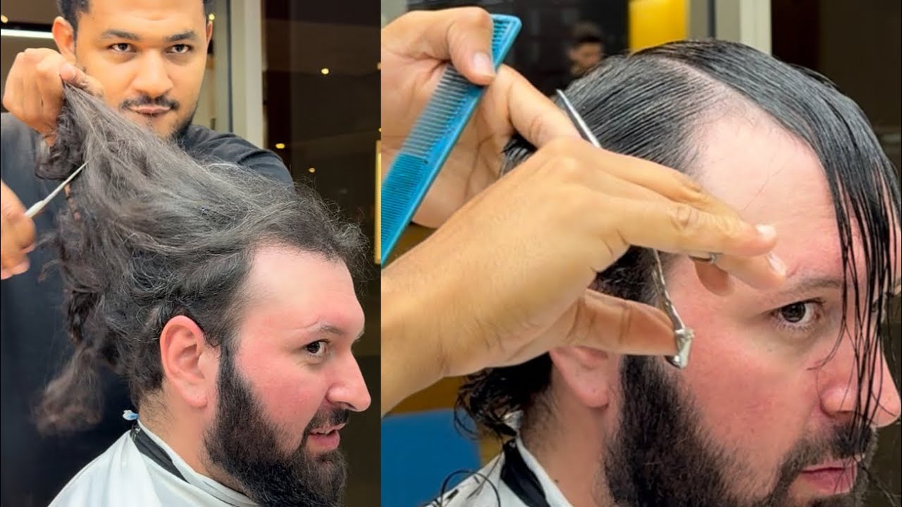 De 44 a 28 AÑOS 😱 Cambio de look asombroso #haircut 