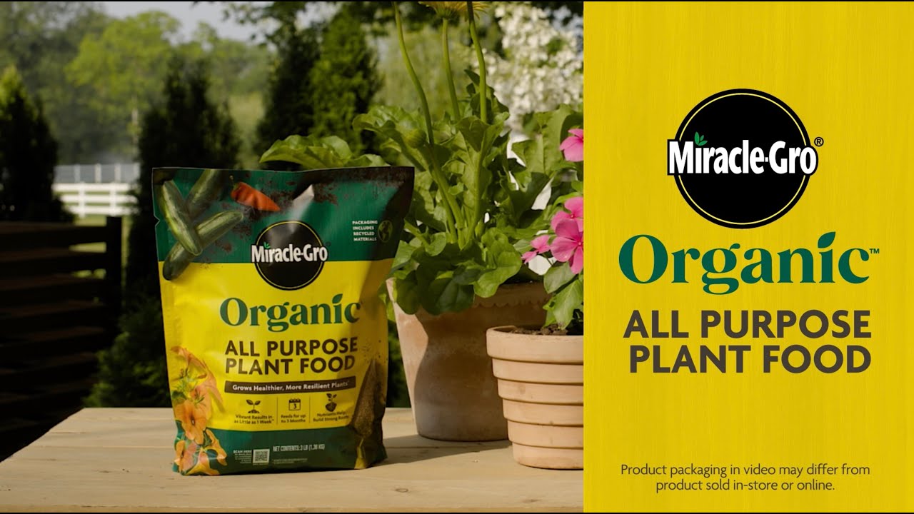 How To Use Miracle-Gro Organic Plant Food Granules