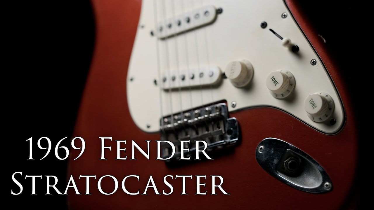 1969 Fender Stratocaster Candy Apple Red w/ Zach Person!
