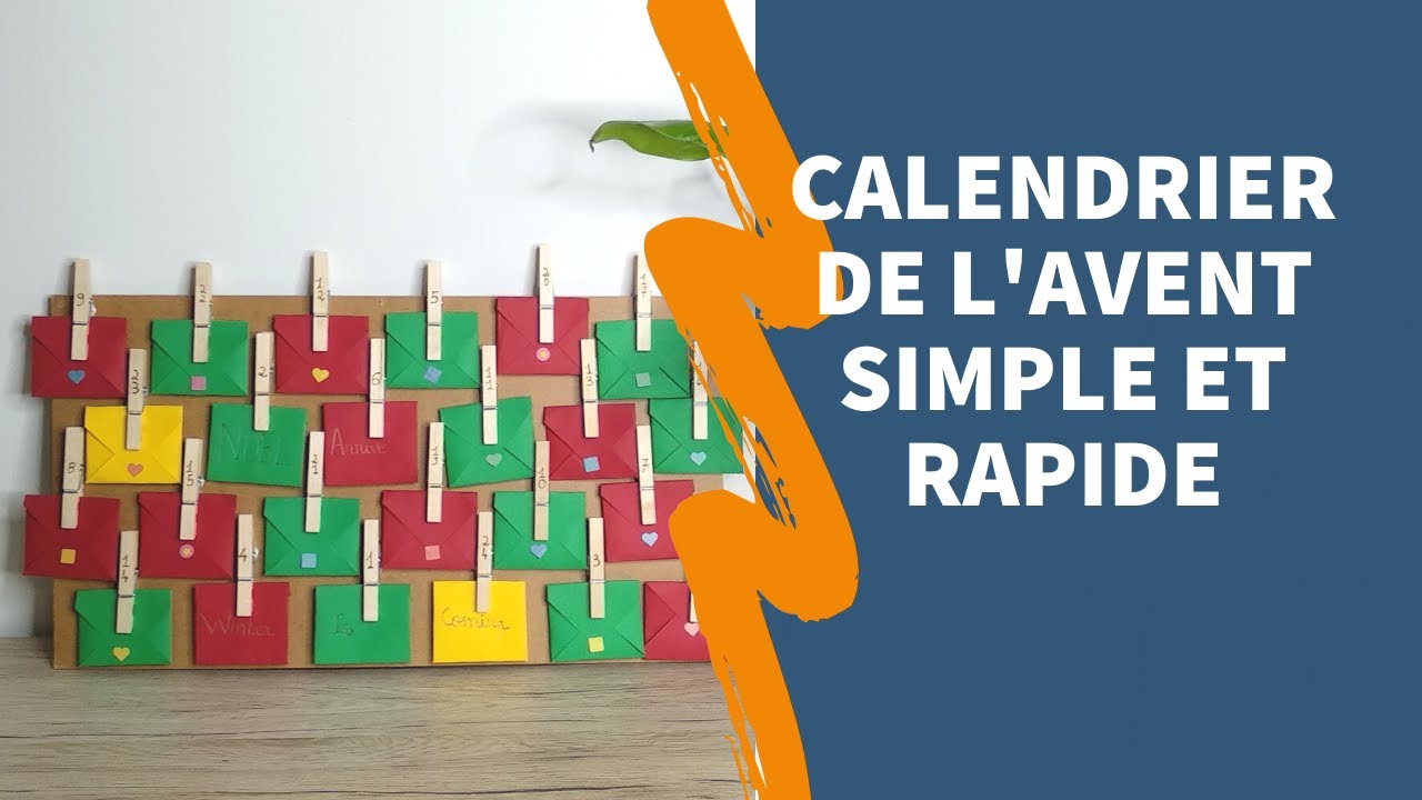 Calendrier de lavent simple et rapide avec la pyrogravure