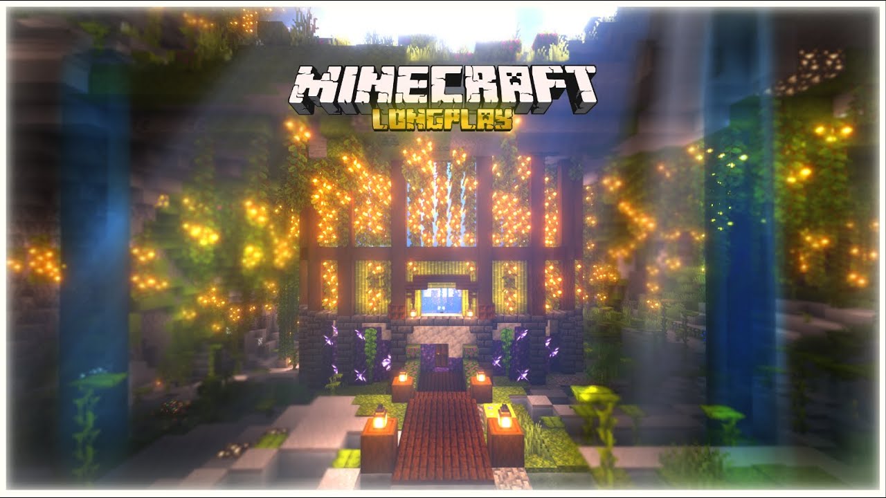 Lush Cave Longplay🐛💚Minecraft Survival - Relaxing Longplay, (No Commentary) 1.20