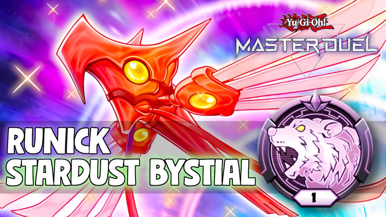 Yu-Gi-Oh! Мастер Дуэль, 30 сезон | 💎Алмаз | Колода Stardust Bystial Runick | СИНХРУНИК 🥛💨🍃 Синхрон