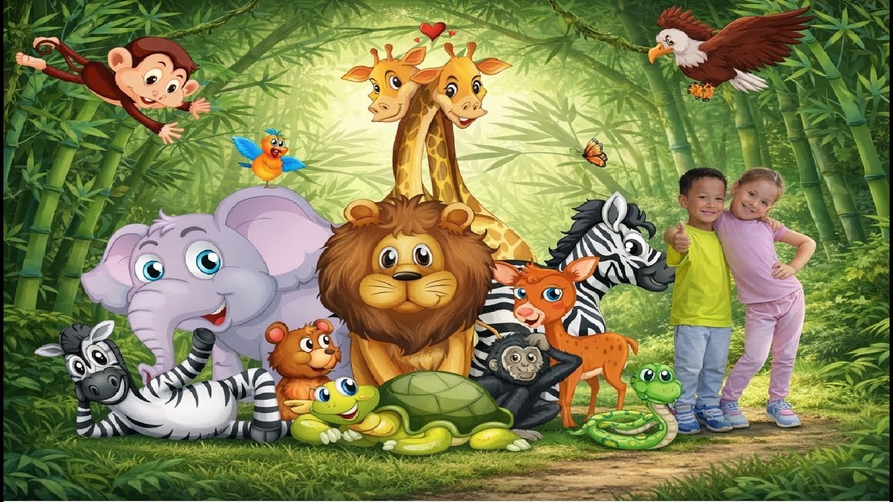 Zoo Adventure | All About Wild Animals | Let's Go To The Zoo with Kira and Andrej