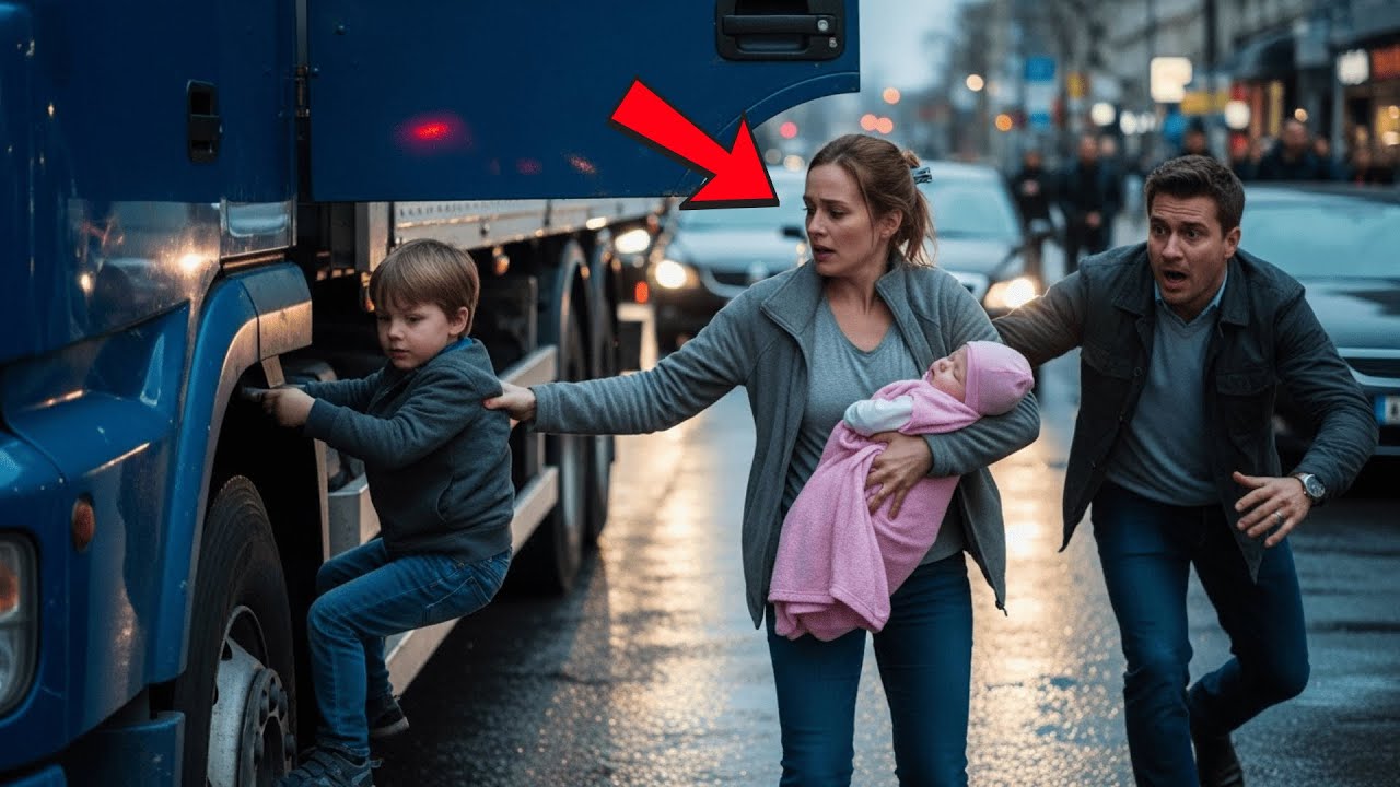 „Nitko nije pomogao sinu milijunaša pod kamionom — dok nije došla siromašna sluškinja s djetetom”