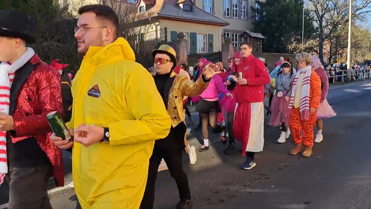 Rosenmontagsumzug sondershausen 2025