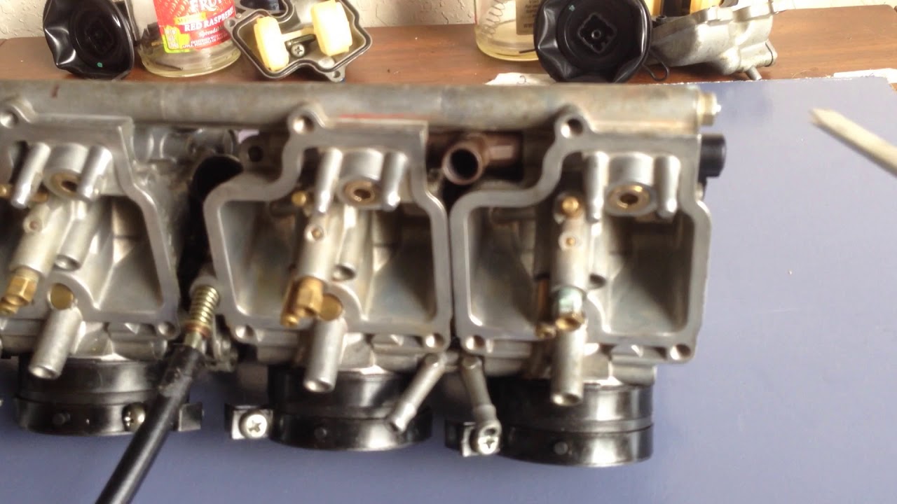 Informational 1996 Honda CBR 600 F3 carb cleaning tips and overview